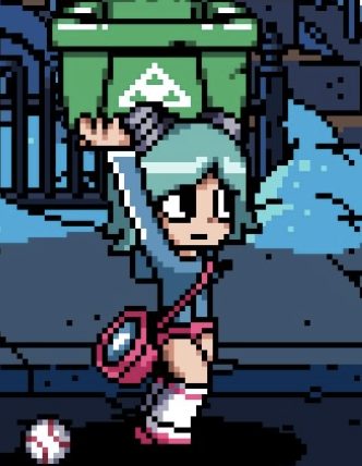 SCOTT PILGRIM VS. THE WORLD: THE GAME（邦題：スコット・ピルグリム VS 7人の邪悪な元カレ）の感想評価を画像と一緒に紹介している画像です。