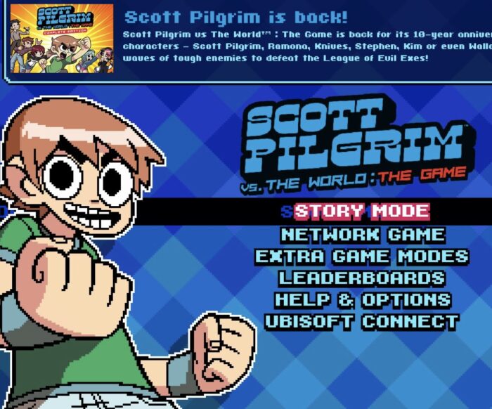 SCOTT PILGRIM VS. THE WORLD: THE GAME（邦題：スコット・ピルグリム VS 7人の邪悪な元カレ）の感想評価を画像と一緒に紹介している画像です。