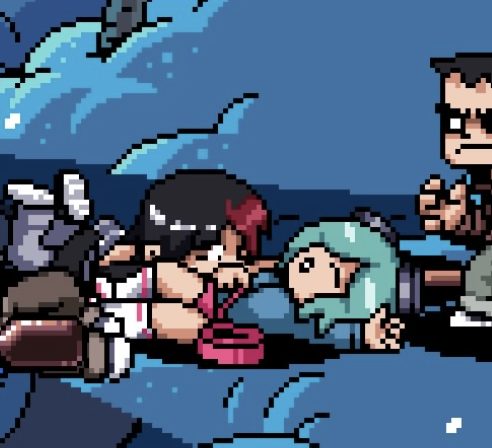 SCOTT PILGRIM VS. THE WORLD: THE GAME（邦題：スコット・ピルグリム VS 7人の邪悪な元カレ）の感想評価を画像と一緒に紹介している画像です。