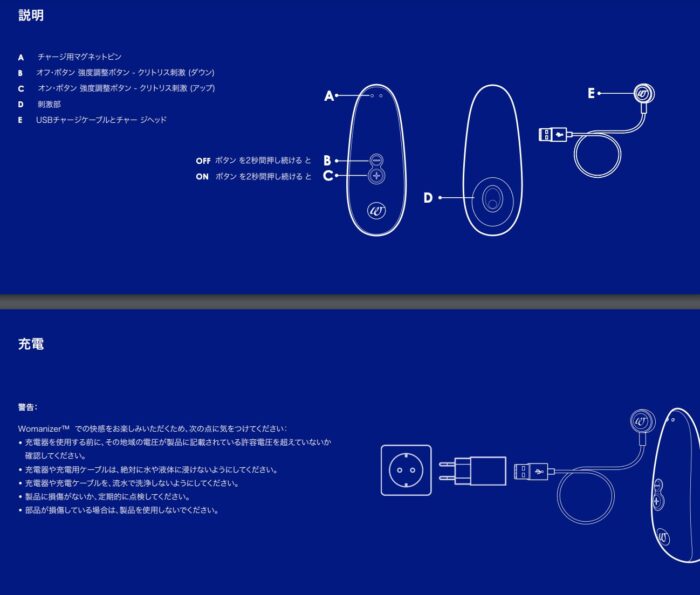 ウーマ ナイザー 取扱 説明 書